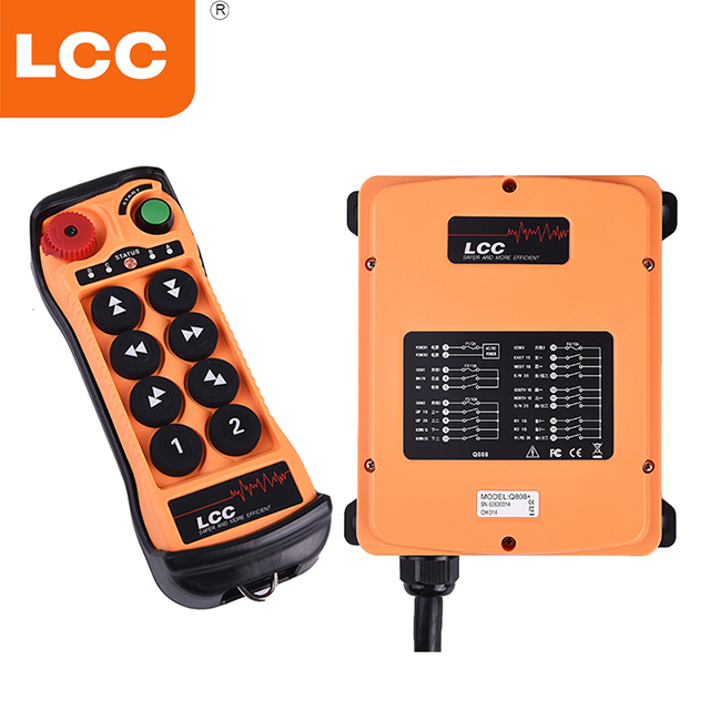 Q808 Industrial 8 Buttons Hoist Wireless Remote Control