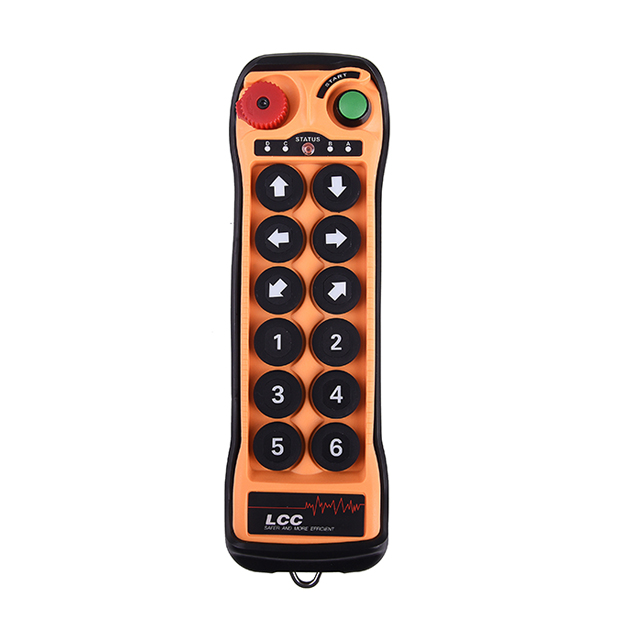 Q1212 UHF Industrial Waterproof Wireless RF Radio Remote Control for Tower Crane Concrete Mixer