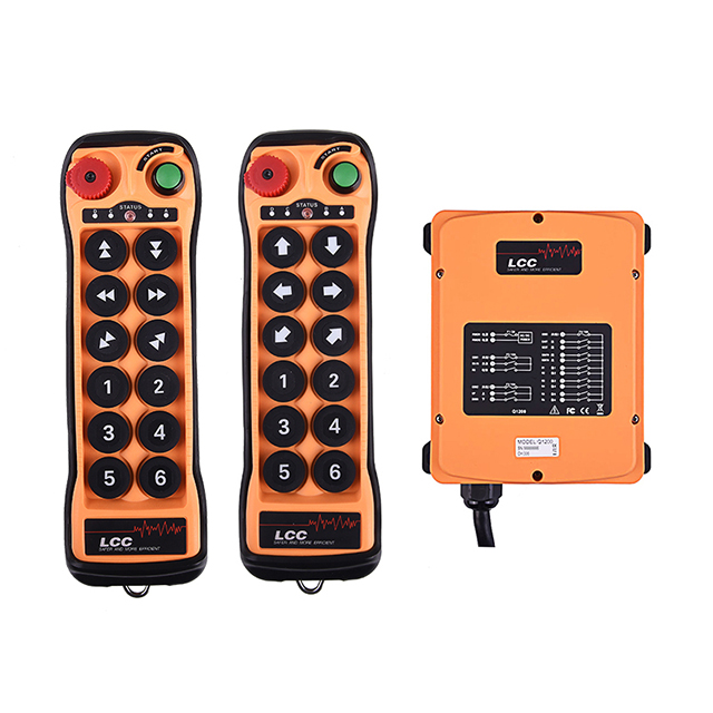 Q1212 UHF Industrial Waterproof Wireless RF Radio Remote Control for Tower Crane Concrete Mixer