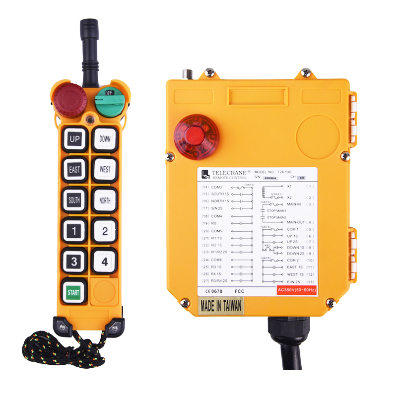 F24-10D 12v Ac Power Wireless Radio Remote Control Switch Transmitter Receiver
